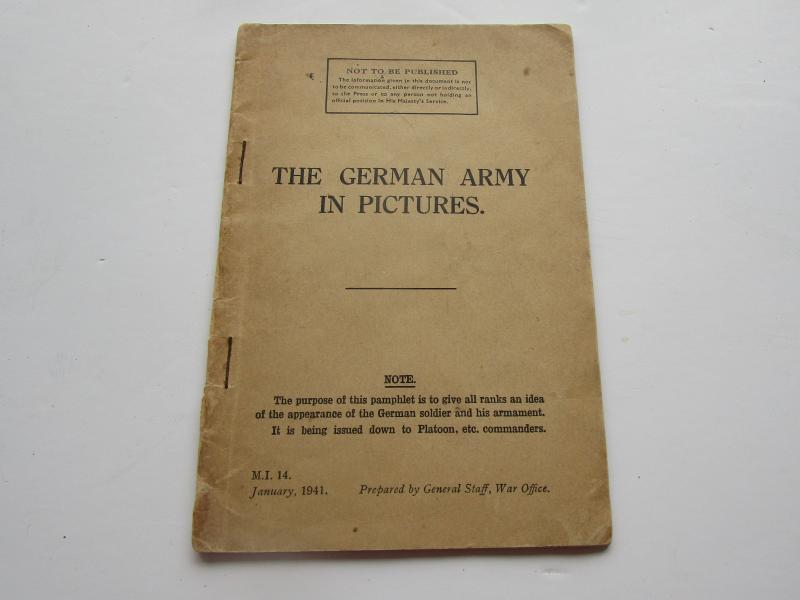 The German Army In Pictures Pamphlet 1941