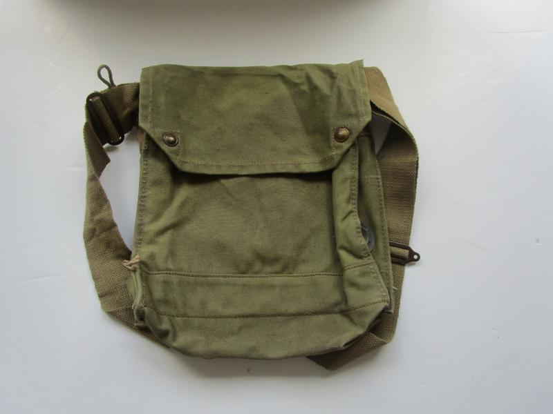 Army Gas Mask Bag Dated 1943